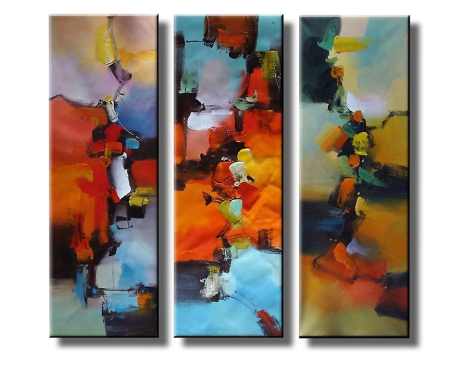 Abstract Painting Canvas Sets  ... Cutout