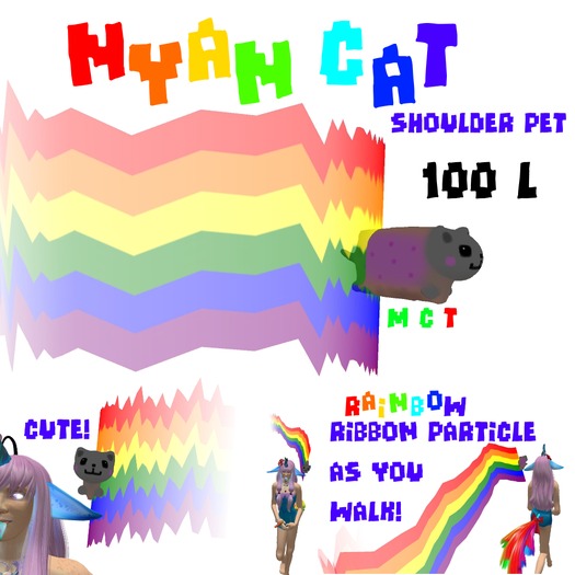 Nyan Cat Shoulder Pet