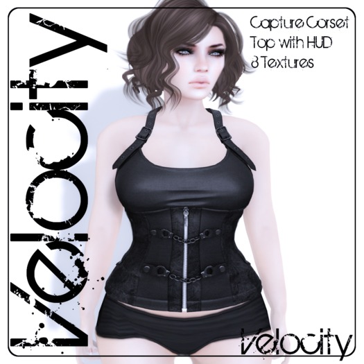 VELOCITY Capture Corset Top with 8 Texture HUD