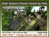 Mesh seasons dream forest with hud 159 prim 48x48m size c m 1