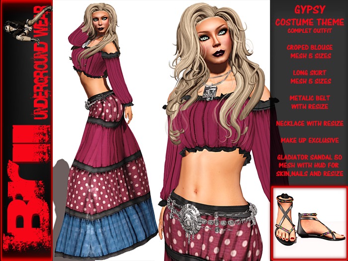 **GYPSY STYLE COMPLET OUTFIT ** Brii **