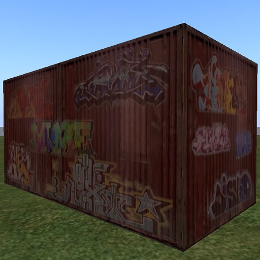 Slum City - Cargo Container B (1 Prim)