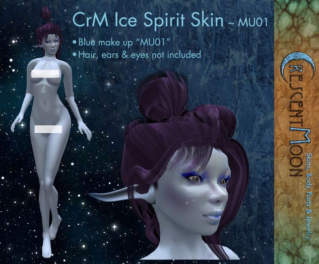 Crescent Moon ~ Ice Spirit Skin ~ MU01