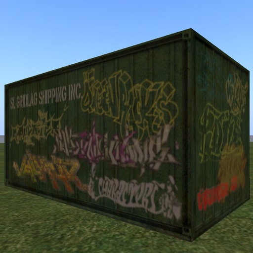 Slum City - Cargo Container A (1 Prim)