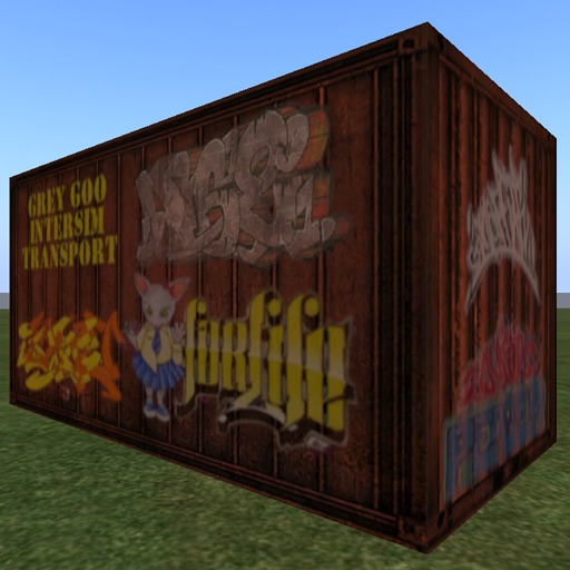 Slum City - Cargo Container F (1 Prim)