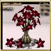 LW_Open Japanese Balloon Flowers Dark Red (1 LI / Prim)
