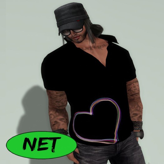 ::NET::ALEXANDER POLO MESH HEART