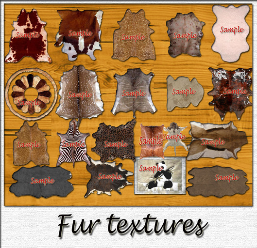 30 fur textures(alpha)