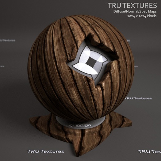 Seamless Distressed Wood Plank Material Maps  - Diffuse Normal Specular 