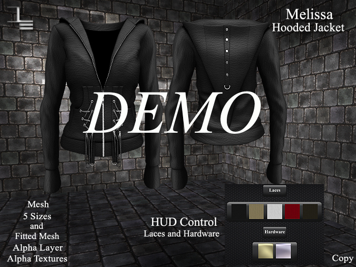 DE Designs - Melissa - Hoodie Jacket - DEMO