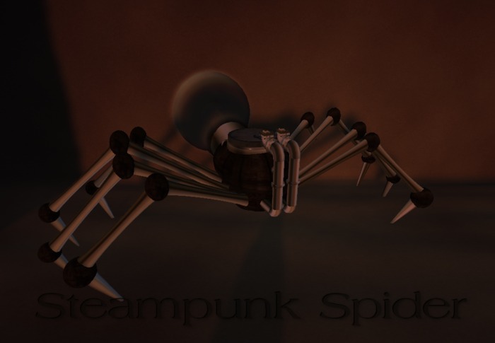 Steampunk Spider Avatar Boxed