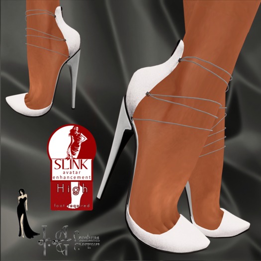 J.A High Pumps For Slink White Bag