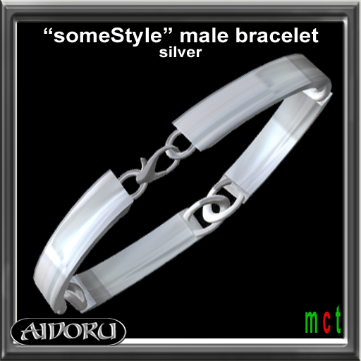 "someStyle" men bracelet silver