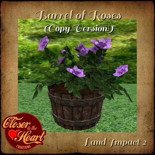 Barrel of Roses -  Lavender BOXED