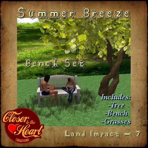 Summer Breeze Bench Set BOXED