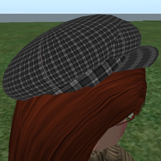 Hobo Cap (Gray Plaid)