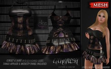 [Etchaflesh] Tartan Tart Pleaser Set TANGO