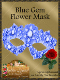 *Goddess* Silver floral mask