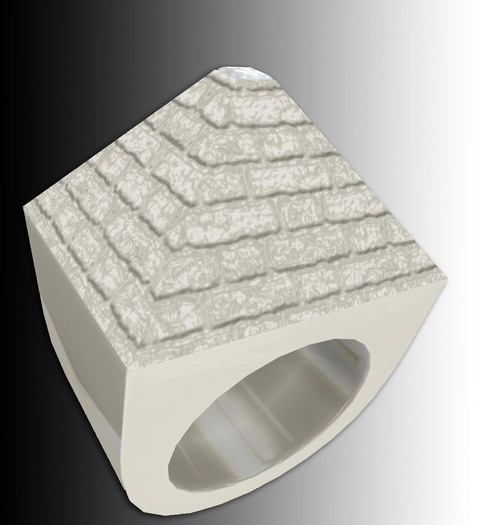 Revanche Pyramid Ring Silver Unisex