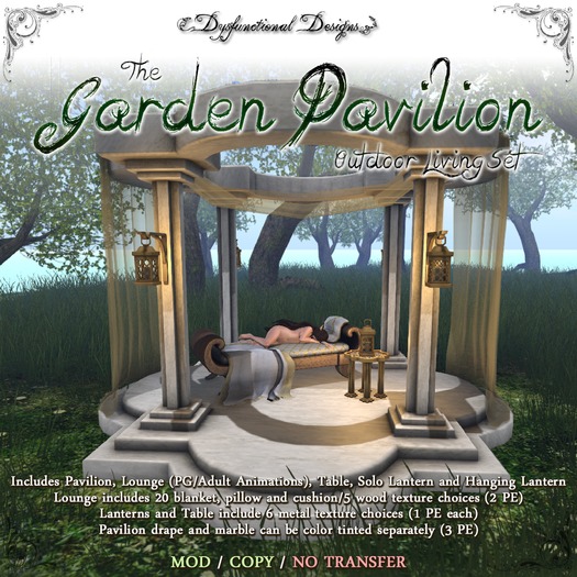 [DDD] The Garden Pavilion Set