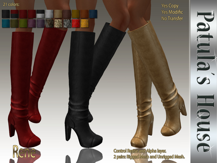 *Patulas House Rene Boots (21 colors)