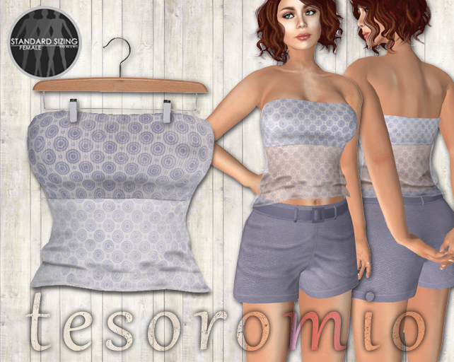 *tesoromio top voile Violet