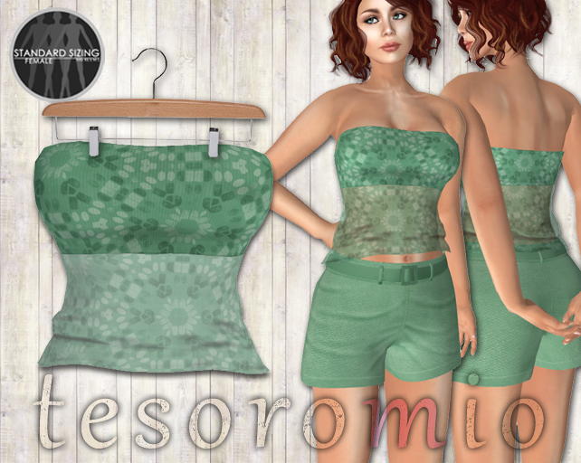 *tesoromio top voile Green