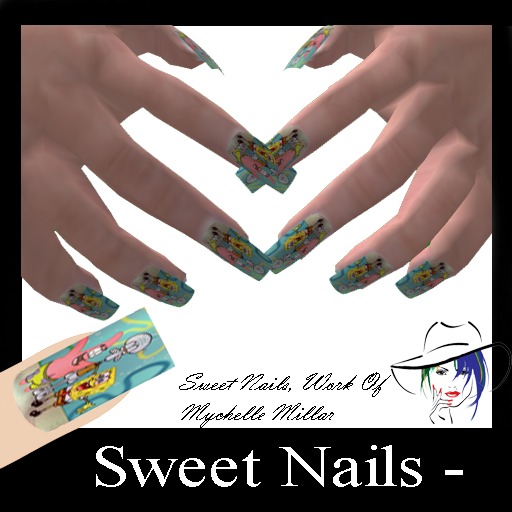Long Nails 02 Spongebob Collection