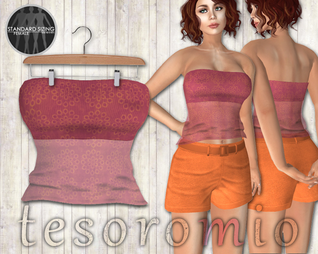 *tesoromio top voile Orange