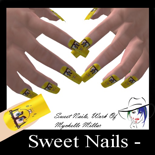 Long Nails 12 Spongebob Collection
