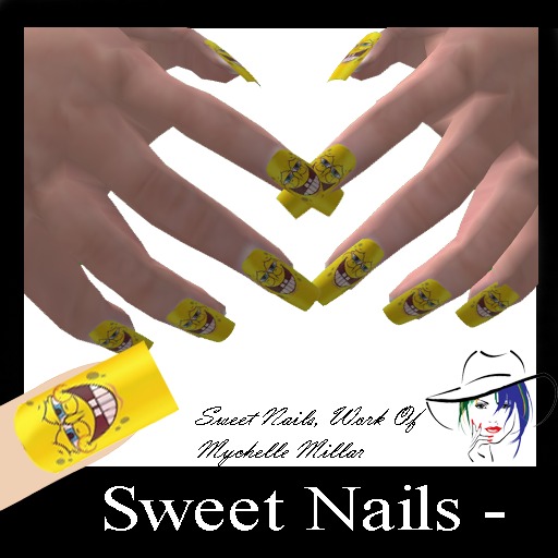 Long Nails 16 Spongebob Collection