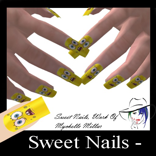 Long Nails 17 Spongebob Collection