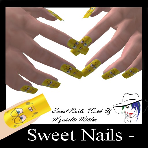 Long Nails 18 Spongebob Collection