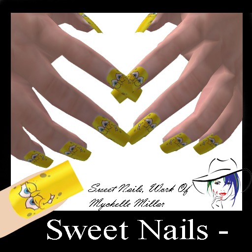 Long Nails 19 Spongebob Collection