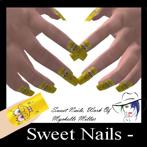 Long Nails 20 Spongebob Collection