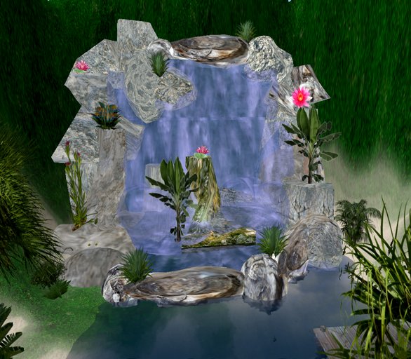 Tropical Waterfall / Wasserfall