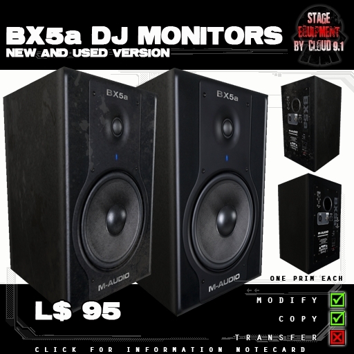 -Virtual Decay- BX5a DJ Monitors