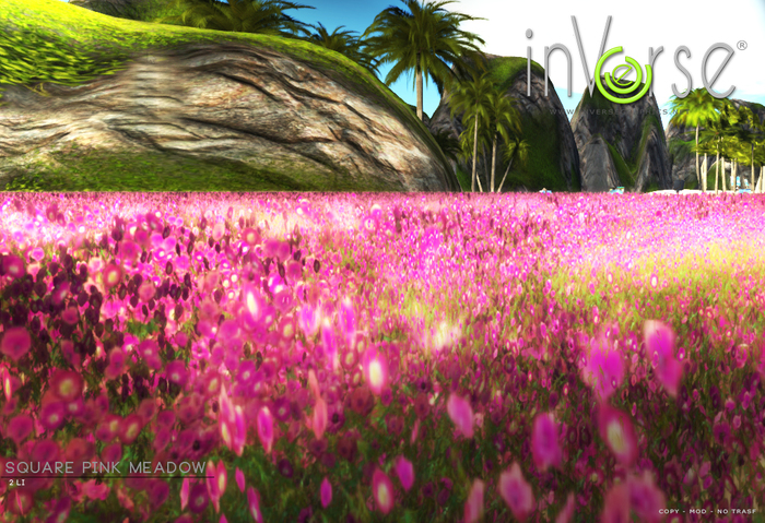 ☰ inVerse ☰ Square pink meadow 