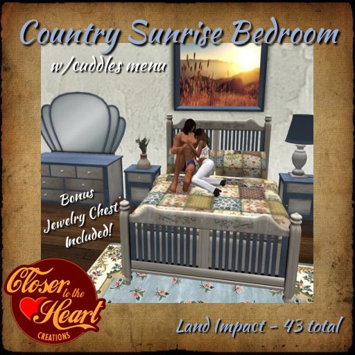 Country Sunshine Bedrooom Set BOXED