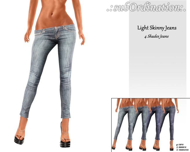 .:subOrdination:. Skinny Jeans {Light}