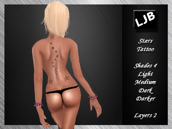 ..::LJB-INK::.. Stars on back
