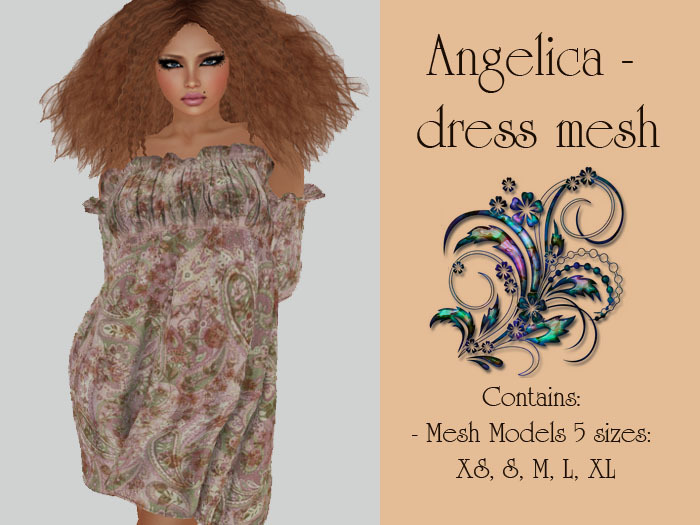 Angelica - dress mesh