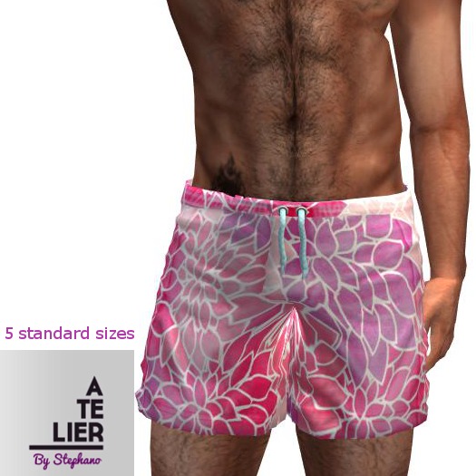 ATELIER SWIMSUIT PINK FLOWERS