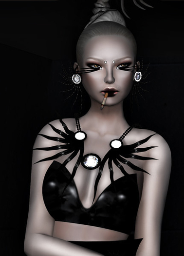 Finesmith Noir Necklace gemcolorset - MULTY TEXTURE MENU