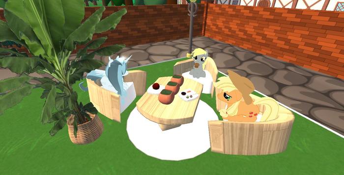 Wooden Pony Dinner Set