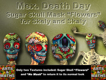 ARTS & MATHS---> Sugar Skull Make Up "Flowers"