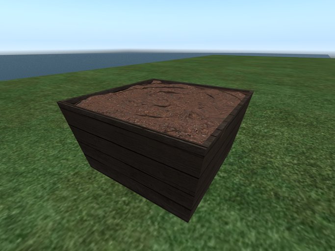 wooden planter 