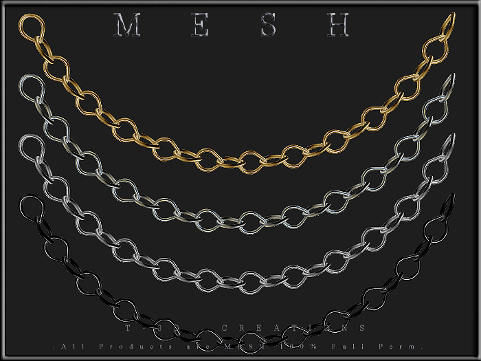 T-3D Creations [ DROP RING NANO - e - ] Micro MESH - Full Perm -