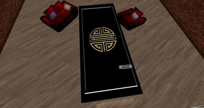 Asian runner2,Gold & black #B5