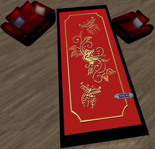 Asian runner2,Gold & black #B5